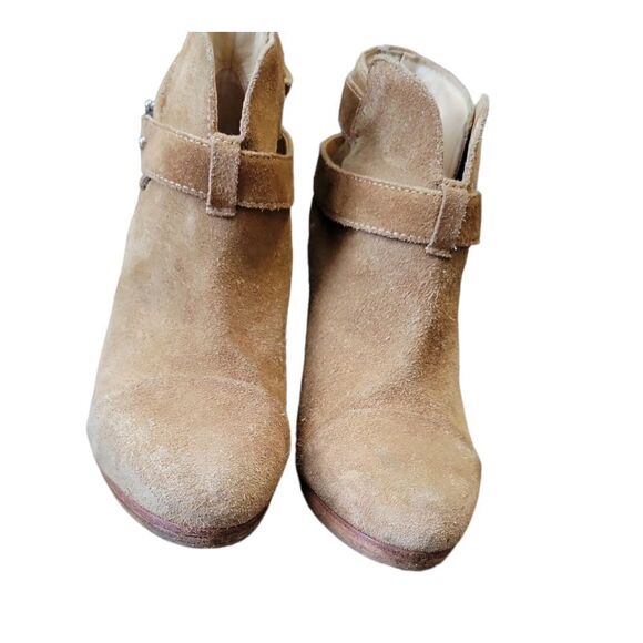 RAG & BONE Harrow Suede Ankle Boots Booties Tan Neutral 35 5 - Picture 8 of 14